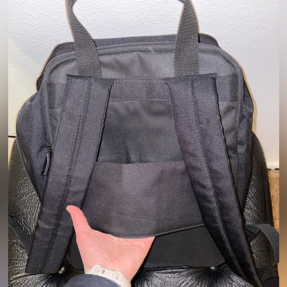 BEIS Expandable Backpack in Black - Picture 4 of 5